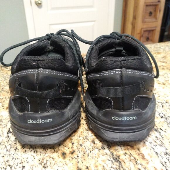 Adidas Men's Cloudfoam Black Trail Running Sneakers Shoes Size 8.5 HWA-1Y3001 - Picture 10 of 12